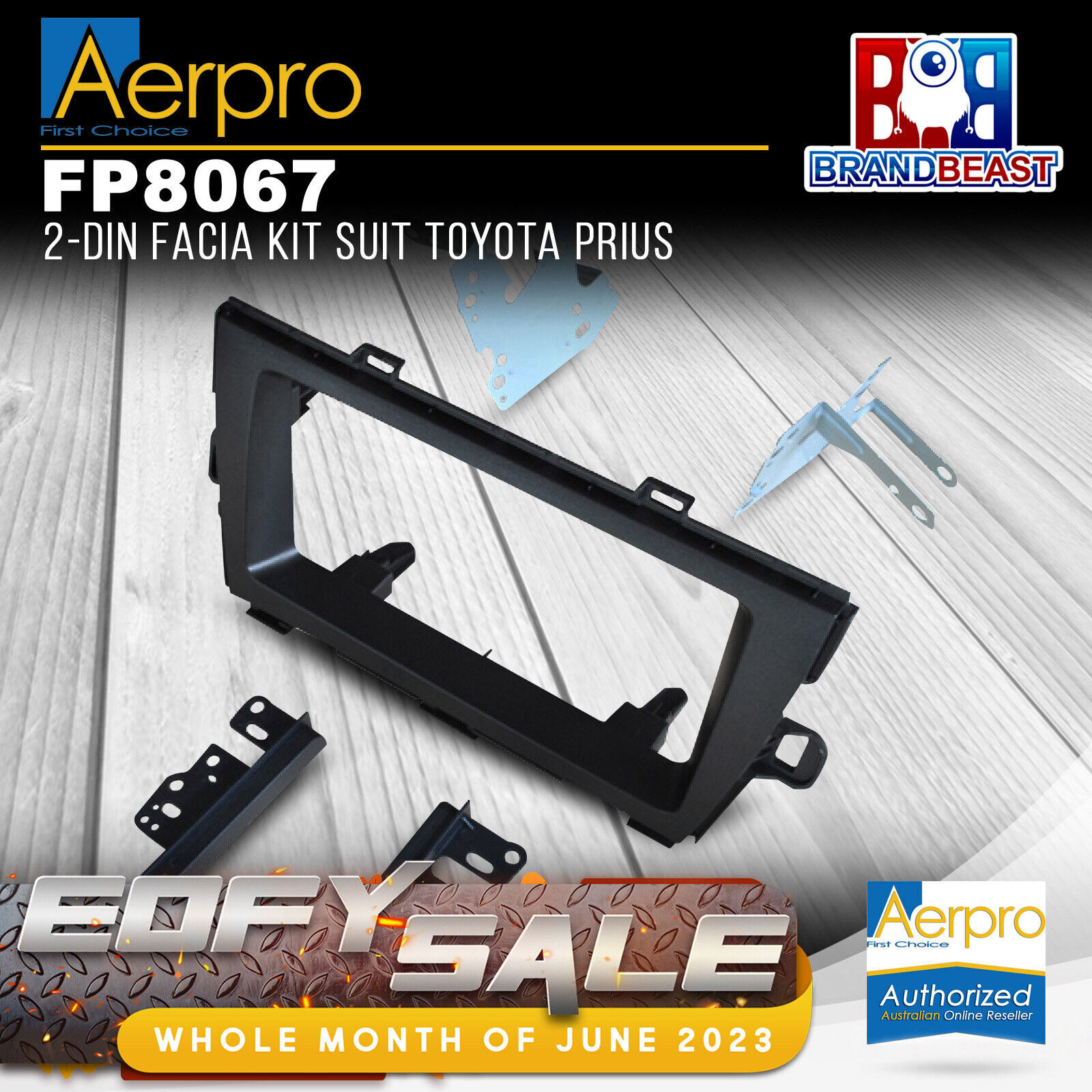 Aerpro FP8067 2-DIN Facia Kit Suit Toyota Prius - BrandBeast