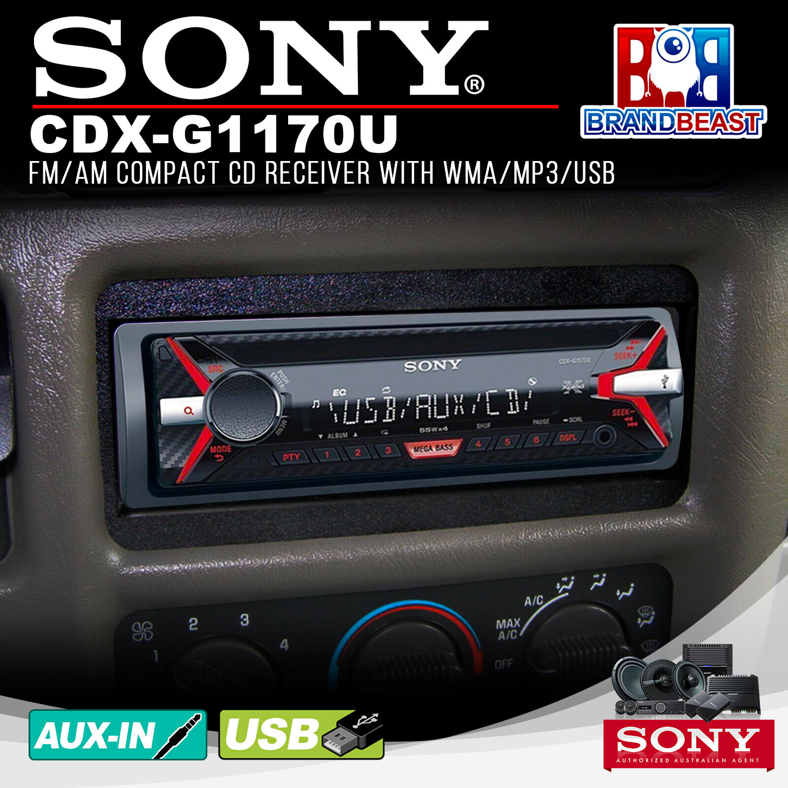 Pioneer FH-S725BT Car Stereo with Dual Bluetooth, USB/AUX -  www.
